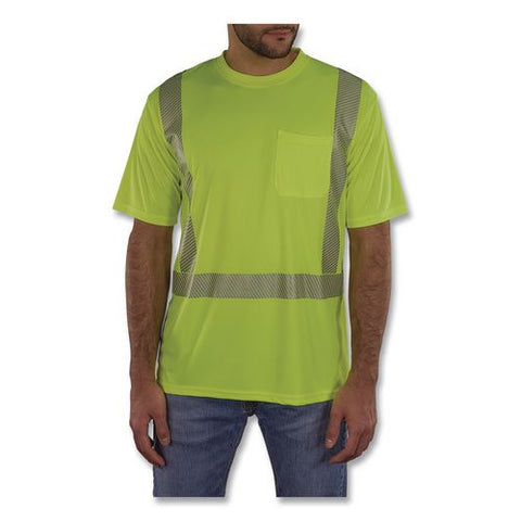 Glowear 8292 Class 2 Performance Hi-vis T-shirt, X-small, Lime