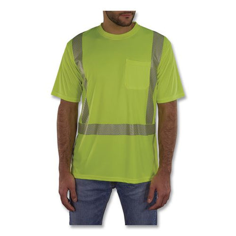 Glowear 8292 Class 2 Performance Hi-vis T-shirt, Large, Lime