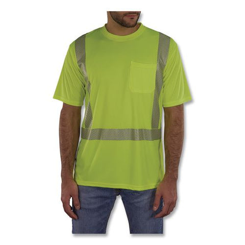 Glowear 8292 Class 2 Performance Hi-vis T-shirt, 3x-large, Lime