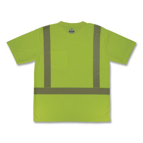 Glowear 8292 Class 2 Performance Hi-vis T-shirt, 4x-large, Lime
