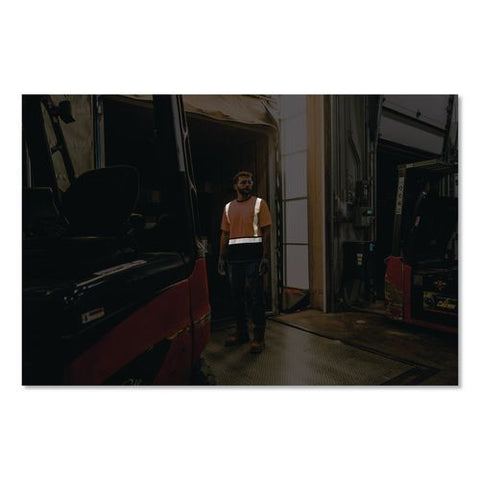 Glowear 8294bk Class 2 Performance Hi-vis T-shirt With Black Bottom, 2x-large, Orange