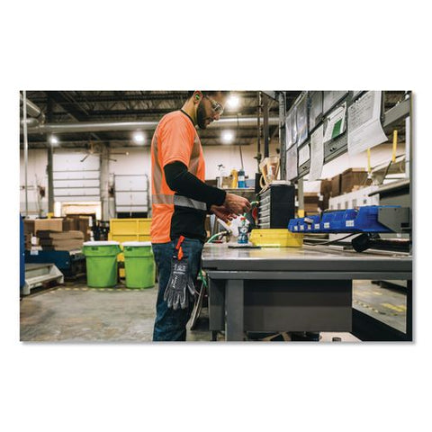 Glowear 8294bk Class 2 Performance Hi-vis T-shirt With Black Bottom, 2x-large, Orange