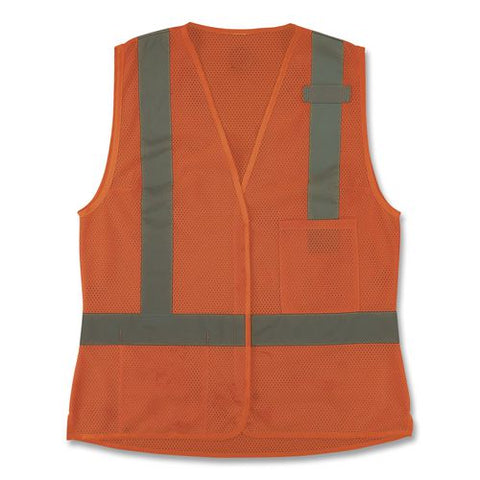 Glowear 8210hlw-s Class 2 Women's Hi-vis Vest With Hook-and-loop, Polyester, X-large, Orange