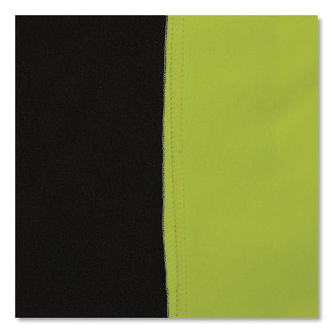 Glowear 8311bk Class 3 Essential Hi-vis Hooded Sweatshirt With Black Bottom, Medium, Lime