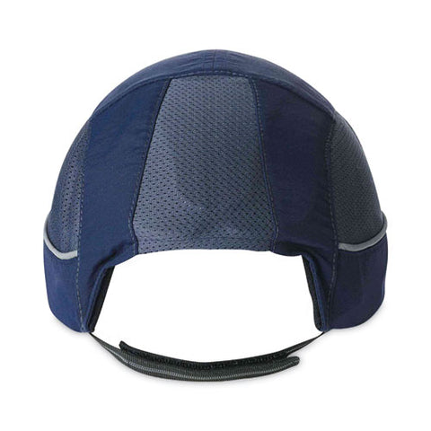 Skullerz 8950 Bump Cap Hat, Micro Brim, Navy