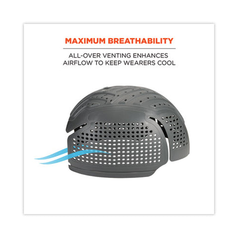 Skullerz 8945f(x) Universal Bump Cap Insert - Extra Venting, Charcoal