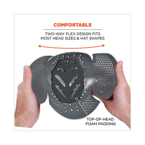 Skullerz 8945f(x) Universal Bump Cap Insert - Extra Venting, Charcoal