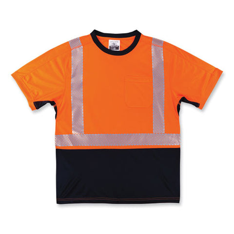 Glowear 8283bk Class 2 Lightweight Performance Hi-vis T-shirt, Polyester, Medium, Orange