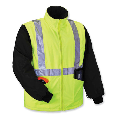 Glowear 8385 Class 3 Hi-vis 4-in-1 Jacket, X-large, Lime