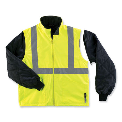 Glowear 8385 Class 3 Hi-vis 4-in-1 Jacket, 3x-large, Lime