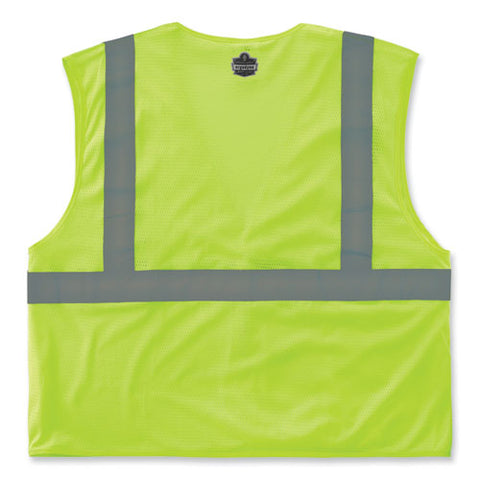 Glowear 8210hl-s Single Size Class 2 Economy Mesh Vest, Polyester, 5x-large, Lime