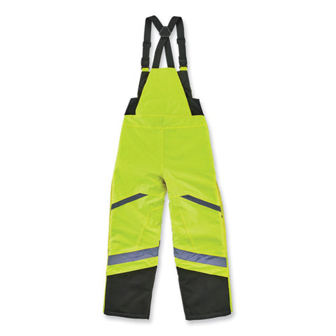 Glowear 8928 Class E Hi-vis Insulated Bibs, Small, Lime