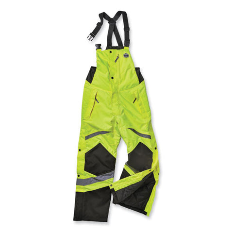 Glowear 8928 Class E Hi-vis Insulated Bibs, 2x-large, Lime