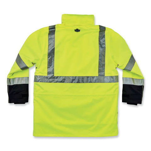 Glowear 8388 Class 3/2 Hi-vis Thermal Jacket Kit, 3x-large, Lime