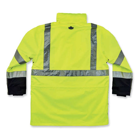 Glowear 8388 Class 3/2 Hi-vis Thermal Jacket Kit, 5x-large, Lime