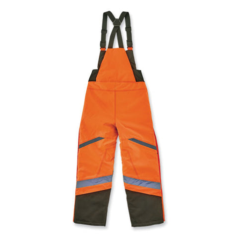 Glowear 8928 Class E Hi-vis Insulated Bibs, X-large, Orange