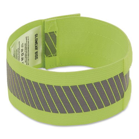 Glowear 8100 Hi-vis Arm/leg Band With Hook And Loop, Large/x-large, Lime, 2/pack