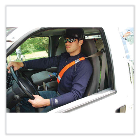 Glowear 8004 Hi-vis Seat Belt Cover, 6" X 18.5", Orange