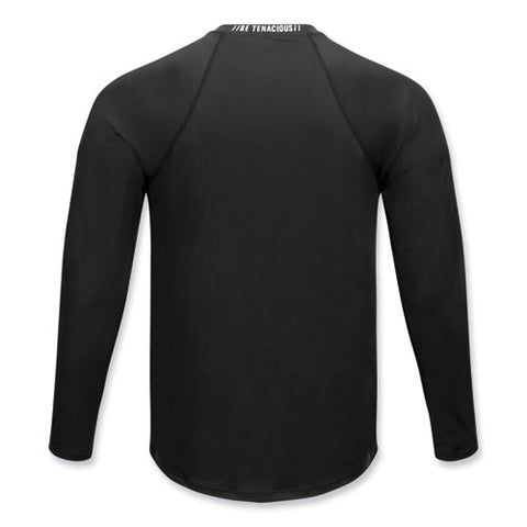 N-ferno 6436 Long Sleeve Lightweight Base Layer Shirt, Medium, Black