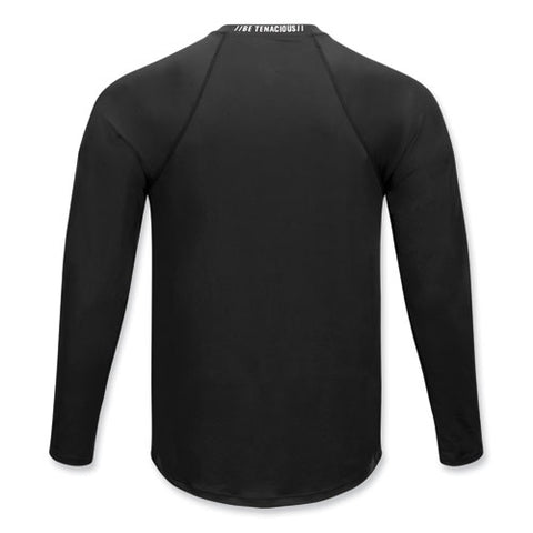 N-ferno 6436 Long Sleeve Lightweight Base Layer Shirt, X-large, Black