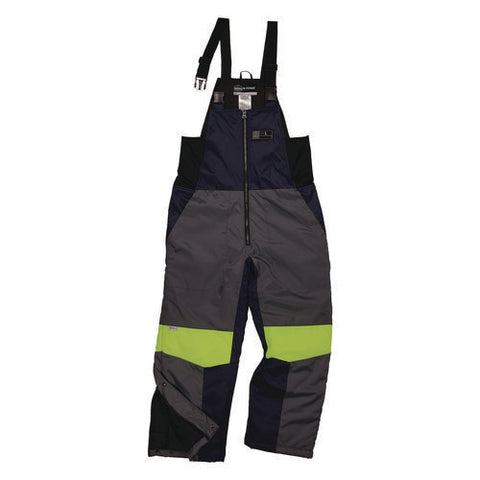 N-ferno 6477 Insulated Cooler Bib Overall, Small, Navy