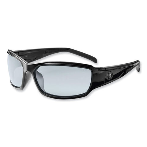 Skullerz Thor Safety Glasses, Black Nylon Impact Frame, Indoor/outdoor Polycarbonate Lens