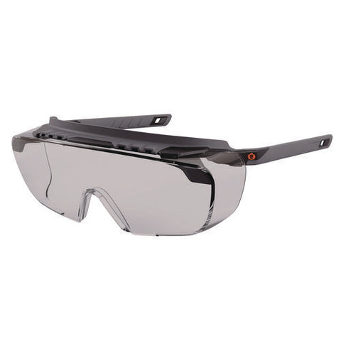 Skullerz Osmin Anti-scratch/anti-fog Safety Glasses, Matte Black Polycarbonate Frame, Indoor/outdoor Polycarbonate Lens