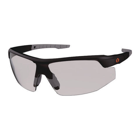 Skullerz Skoll Anti-scratch/anti-fog Safety Glasses, Matte Black Nylon Impact Frame, Indoor/outdoor Polycarbonate Lens