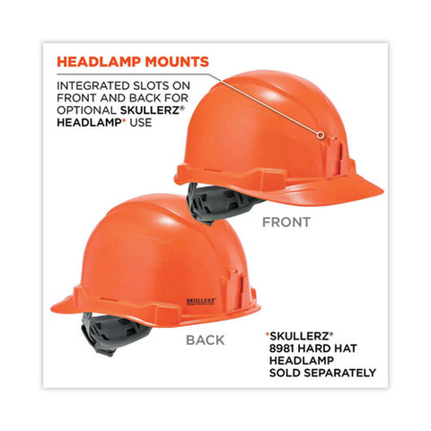 Skullerz 8970 Class E Hard Hat Cap Style, Orange