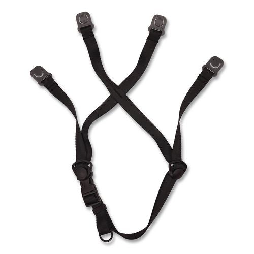 Skullerz 8901 Replacement Chin Strap For Type 2 Full Brim Safety Helmet, Black