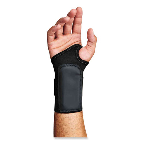 Proflex 4000 Single Strap Wrist Support, Small, Fits Right Hand, Black