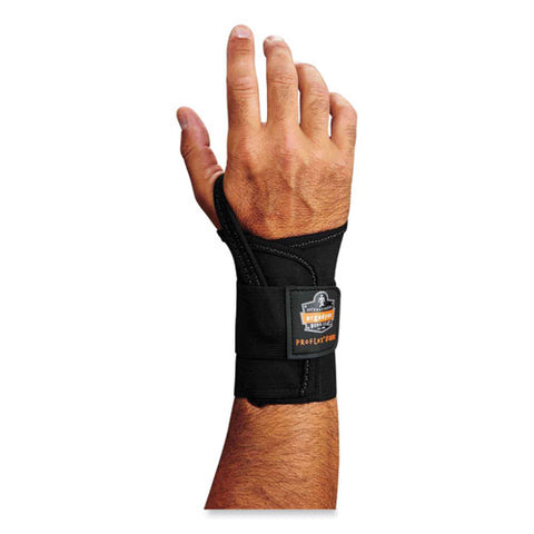 Proflex 4000 Single Strap Wrist Support, Small, Fits Right Hand, Black