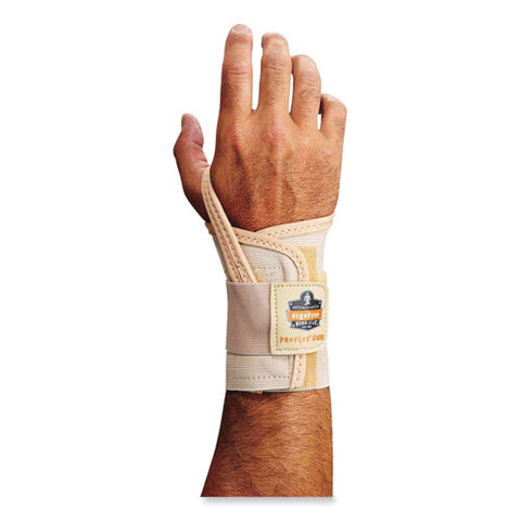 Proflex 4000 Single Strap Wrist Support, Medium, Fits Left Hand, Tan