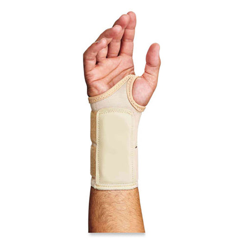 Proflex 4010 Double Strap Wrist Support, Large, Fits Right Hand, Tan