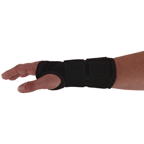 Proflex 4015 Wrist Brace Support With Double Strap, X-large, Fits Left Hand, Black