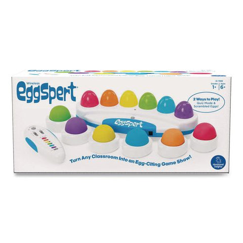 Wireless Eggspert With Six Student Buttons And One Teacher Remote, Ages 6 And Up, 8 Pieces