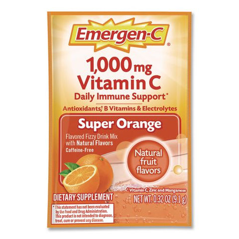 Vitamin C Drink Mix, 1,000 Mg Vitamin C, Super Orange, 60/pack