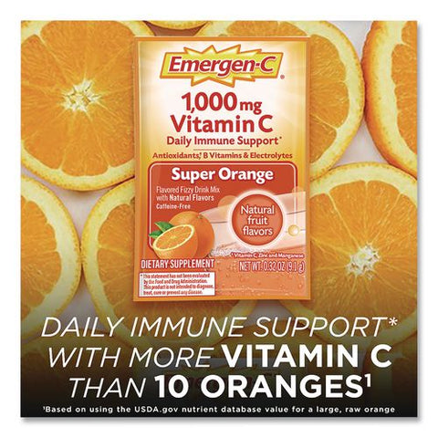 Vitamin C Drink Mix, 1,000 Mg Vitamin C, Super Orange, 60/pack