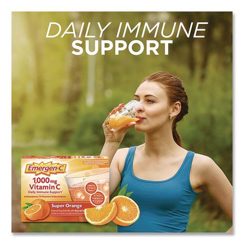 Vitamin C Drink Mix, 1,000 Mg Vitamin C, Super Orange, 60/pack