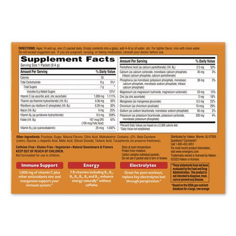 Original Formula, Tangerine, 0.33 Oz Packets, 30/box