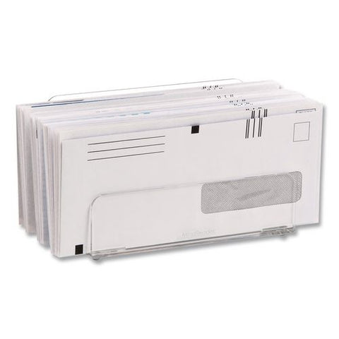 3-compartment Acrylic Desk Organizer, 7" X 4" X 4", Clear
