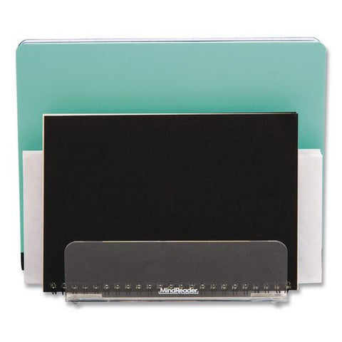 3-compartment Acrylic Desk Organizer, 7" X 4" X 4", Clear