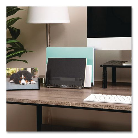 3-compartment Acrylic Desk Organizer, 7" X 4" X 4", Clear