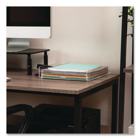 Acrylic Desk Tray, 10.25" X 12.5" X 2", Clear