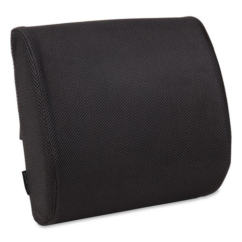 Memory Foam Ergonomic Lumbar Support Chair Cushion, 4 X 13.5 X 12.25, Black