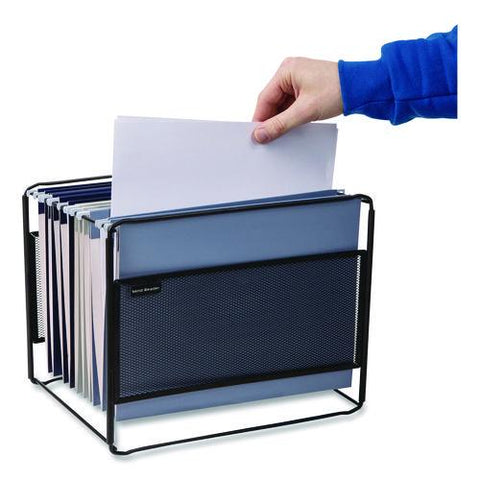 Hanging File Folder Organizer, Letter Size, 13" Long, Black