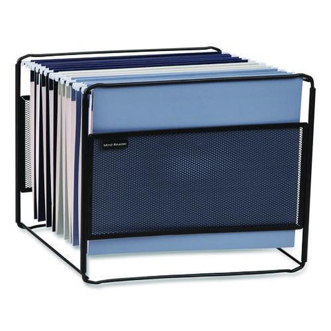 Hanging File Folder Organizer, Letter Size, 13" Long, Black