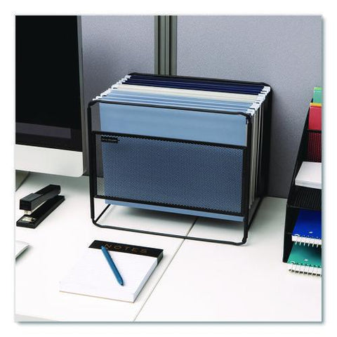 Hanging File Folder Organizer, Letter Size, 13" Long, Black