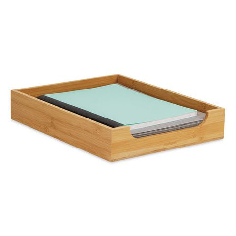 Desk Tray, 1 Section, Letter Size Files, 10.25 X 12.5 X 2.25, Brown