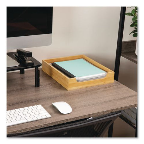 Desk Tray, 1 Section, Letter Size Files, 10.25 X 12.5 X 2.25, Brown